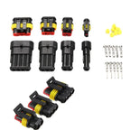 240/352/708/1004pcs boxed car waterproof connector kit male and female pair terminal wire harness plug connector 1-6 holes