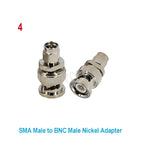 2pcs/lot Pure Copper BNC Male to SMA Female Adapter BNC Female to SMA Male SMA Female to BNC Female BNC-SMA-JJ/JK