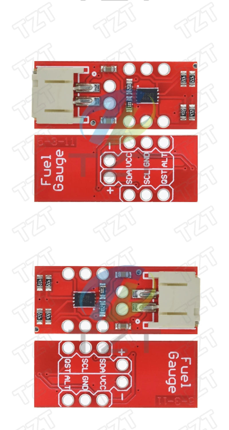 TZT LiPo Fuel Gauge Lithium battery detection module A/D conversion IIC MAX17043