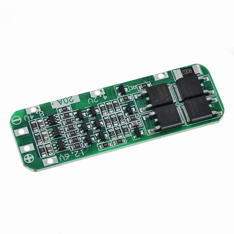 5pcs 3S 20A Li-ion Lithium Battery 18650 Charger PCB BMS Protection Board For Drill Motor 12.6V Lipo Cell Module 64x20x3.4mm