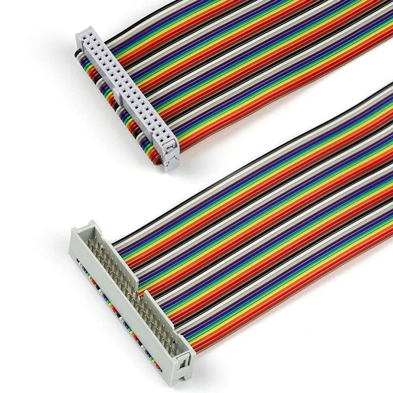 40-Pin GPIO Extension Cable - 8 Inch Male to Female Ribbon for Raspberry Pi 5/4/3/2 & 3.5/5 inch TFT Touch Screen Display