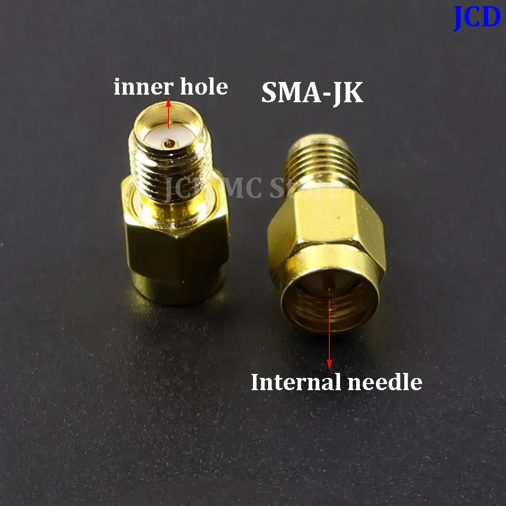 1/3/5piece SMA Male Female RF Straight Connector 90 Degree Right Angle Tee Type 3Way Splitter RPSMA To RP-SMA Male Adapter