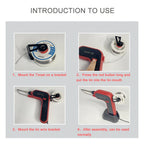 Electric Soldering Iron Gun Hand-held Internal Heating Soldering Iron Automatically Send Tin Gun Soldering Welding Repair Tool