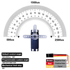 PTK Servo 8.4V 30kg 40kg High speed0.05 brushless RC servo motor Waterproof 1/8 1/10 1/12 scale automotive fixed wing robot 180°