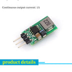 DC5.5-32V to 5V/1A Voltage Regulator Replace TO-220 LM7805 5V Positive Voltage Regulators Input 5.5-32v To 5v1a Buck Module
