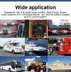 Circuit Breaker Reset Fuse 12v 24v 48v DC 20A-300A 250A Solar Fuse Car Boat Audio Manual Power Protect Fuse Resettable Insurance