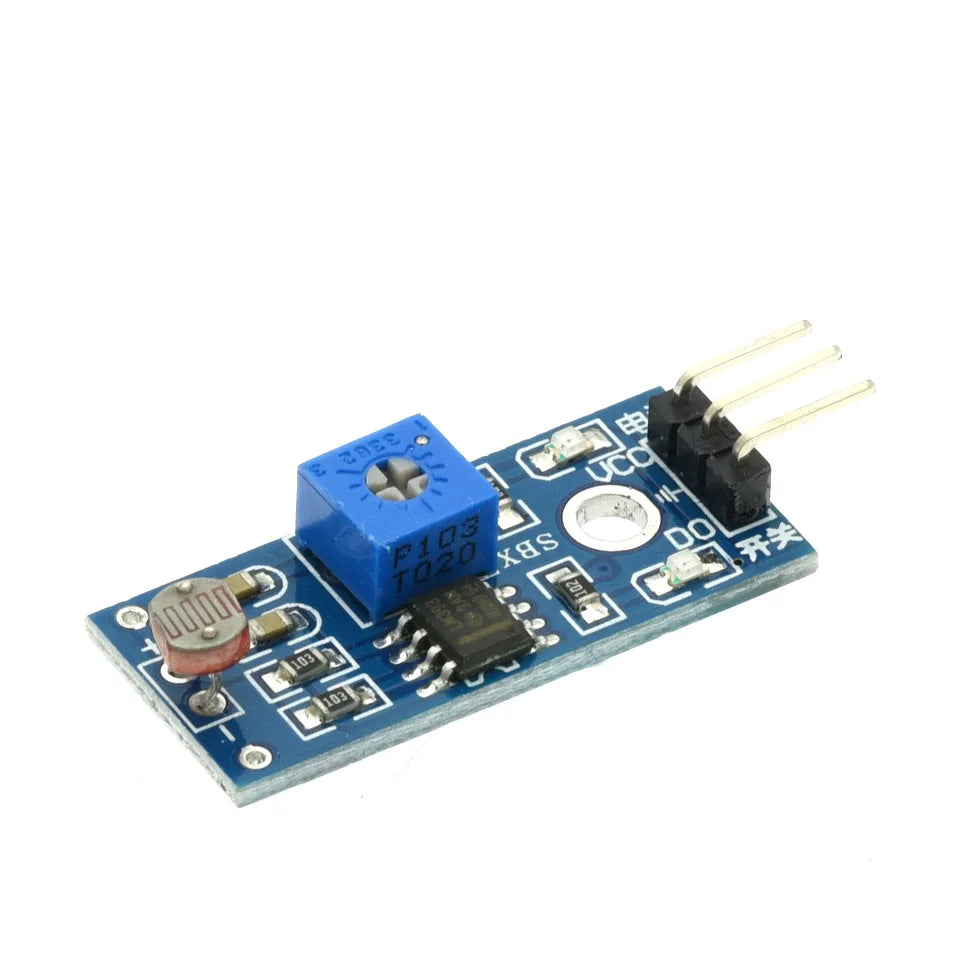 1-50PCS Digital Light Sensor Module 5516 Photoresistor, Adjustable Sensitivity, 3.3V-5V, LM393 Comparator for Smart Car