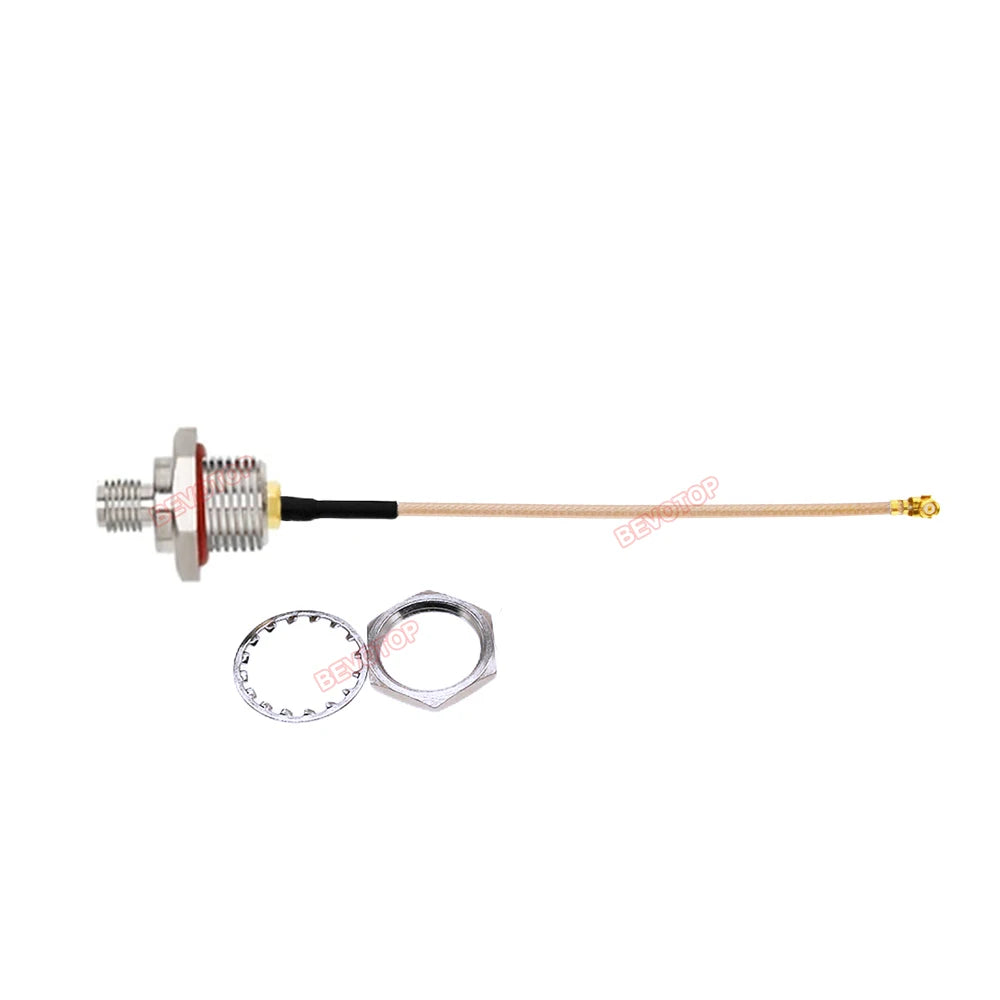 10PCS/LOT SMA to IPX RG178 Cable M10 M12 M16 SMA / RP-SMA Female to u.FL RF1 Female Jack RF Coaxial Antenna Extension Jumper