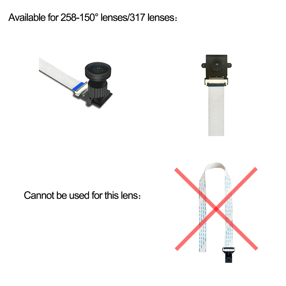 FPC Ribbon Flexible Flat Cable Coaxial Cable 24 Pin Pitch 0.5MM Wire Length 6/10/20/25CM For MateCam X7/X9