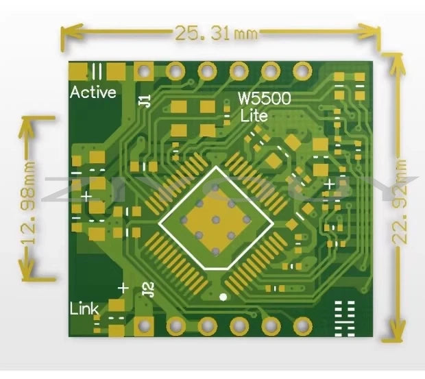 W5500 USR-ES1 Ethernet Network Module Hardware SPI to LAN/ Ethernet TCP / IP 51 / STM32 Microcontroller Program Over W5100