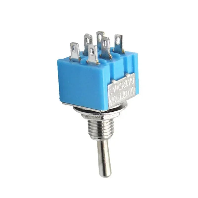 10Pcs Miniature Toggle Switch ON-OFF-ON Mini Button Rocker Power Switch 3Pin 6Pin ON-OFF MTS-102 MTS-103 MTS-202 MTS-203