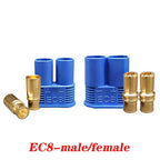 5 Pairs EC2/3 EC5 EC8 connector kit male and female Bullet Gold Plated Banana Plug Be used for RC Model Airplane Connector parts