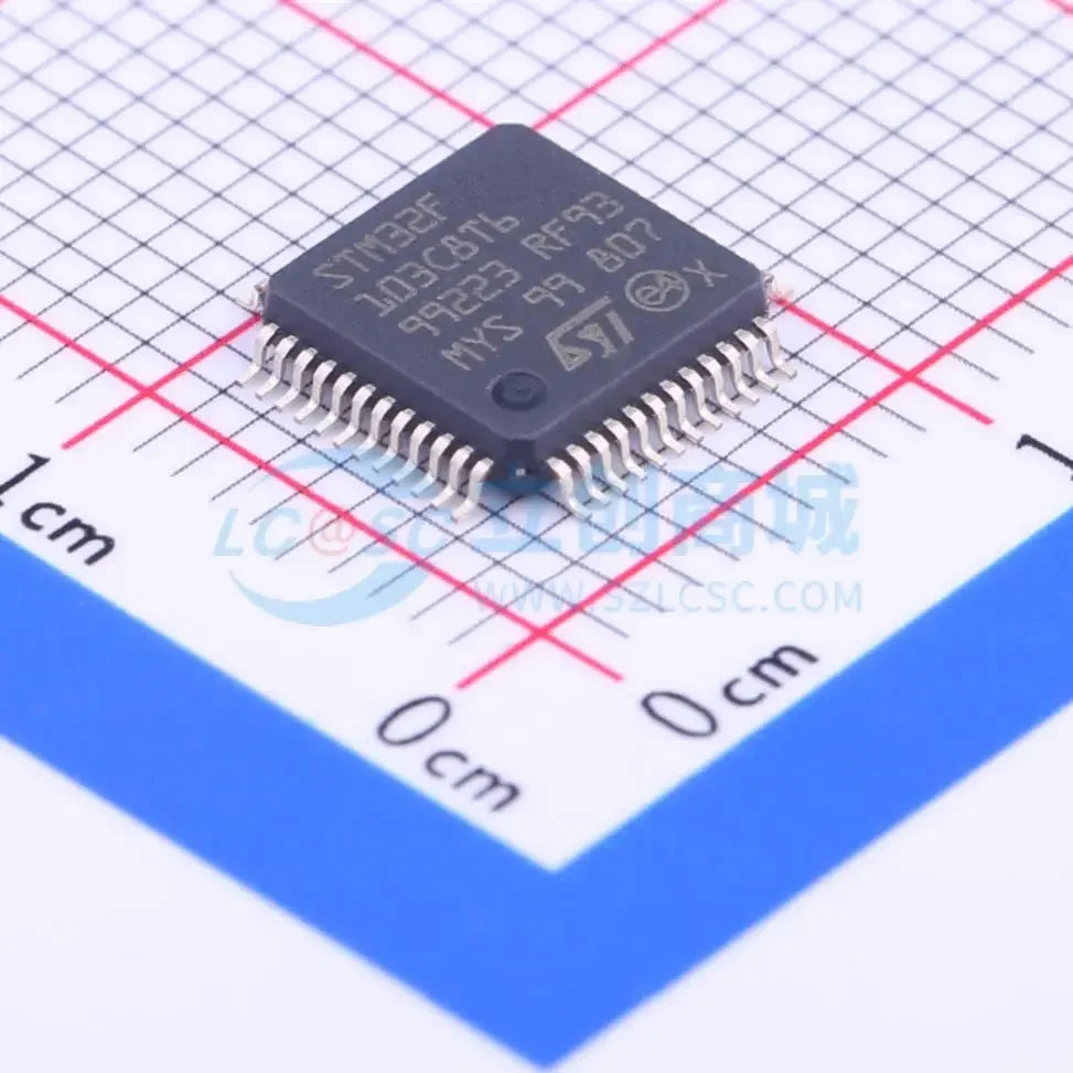 STM32F103C8T6 STM32F103CBT6 STM32F103R8T6 STM32F103RBT6 STM32F103RCT6 STM32F103RET6 STM32F103RDT6 VCT6 VET6 C6T6A  LQFP-48