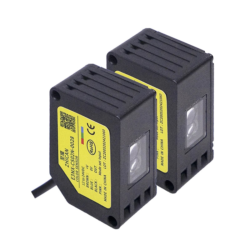 ZHICAN E3NX-028 Intelligent Integrated Color Mark Sensor High Precision Registration Detection Label Positioning Contrast Sensor