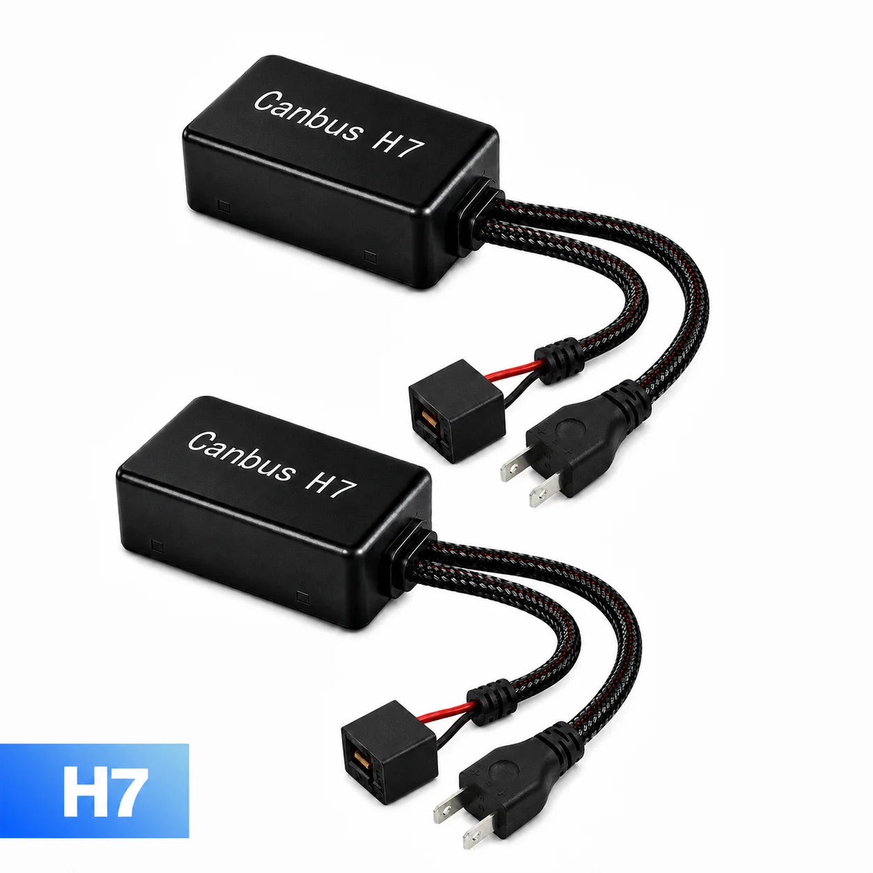 H7 Canbus Decoder, H11 9005 9006 Resistor Decoders Error Free LED Warning Canceller Resistor Adapter,H4 LED Light Canbus Decoder