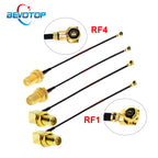 1pcs SMA to IPX Jumper 1st/4th Generation RF1/ RF4 Female Jack to SMA/ RP-SMA Female WIFI Antenna Cable RF1.13 Extension Pigtail