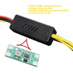 DC 5525 To SATA IDE Hard Drive Power Supply Cable DC 12V To 4Pin Molex/ SATA Hard Drive Cable Step-down Voltage Regulator