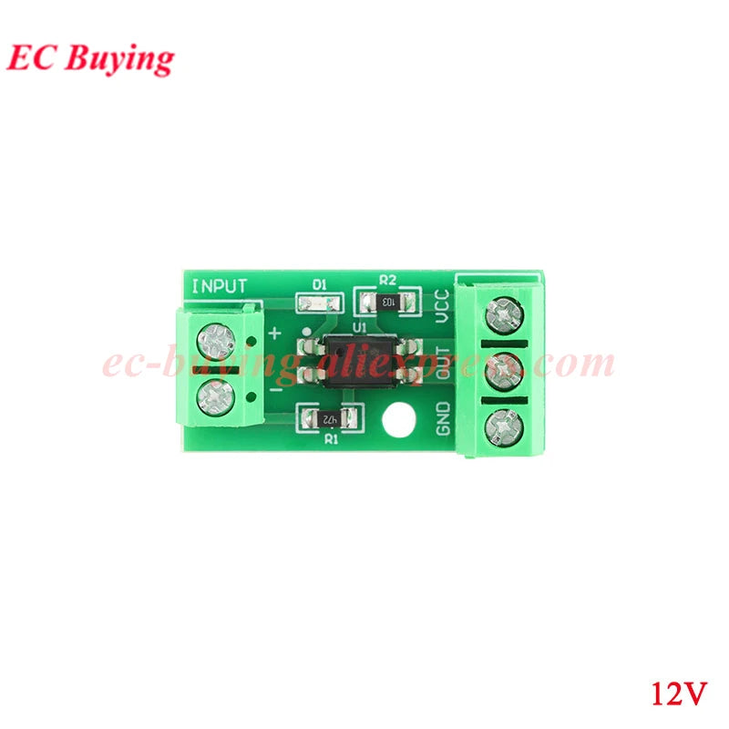 5Pcs/1pc 1 Channel Way Optocoupler Isolation Module 3-5V/12V/24V Photoelectric Isolator Anti-interference PLC Drive Motor Board