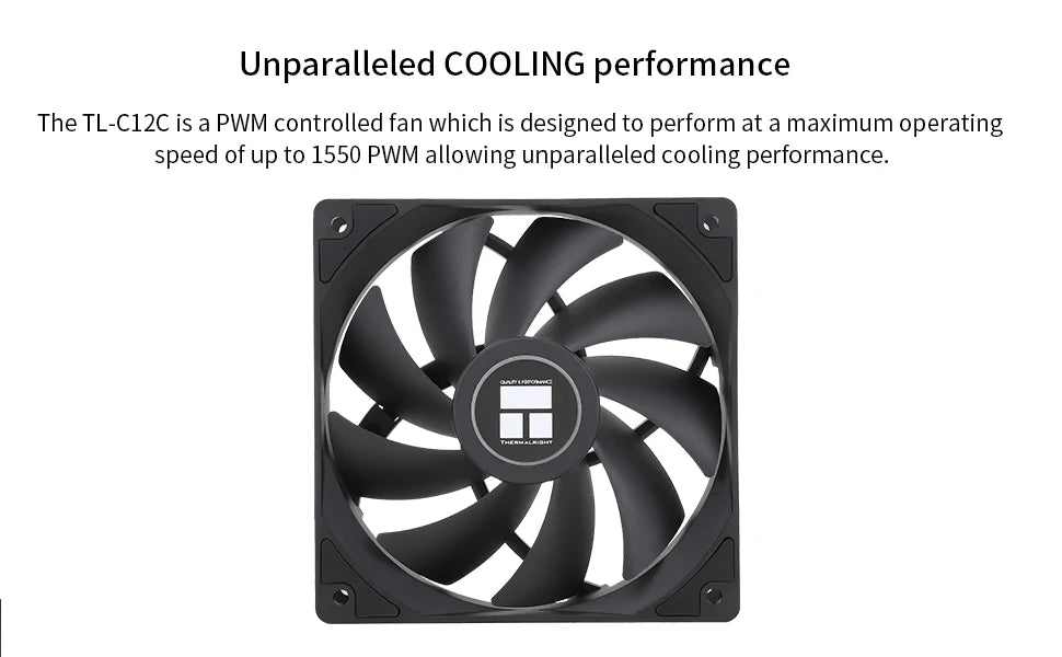 Thermalright 120mm Case Fan TL-C12C EXTREM/C12CW-S/C12C-S/C12CW/C12C CPU Cooling Fan ARGB 120mm High Performance Fan