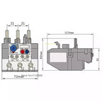 CHNT NR2-93/Z 30-40A 37-50A 48-65A 55-70A 63-80A 80-93A Thermal Protection Overload Relay For CJX2 40A 50A 65A 70A 80A 63A