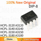 5 PCS HCPL-3120 A3120 HCPL-3140 A3140 HCPL-3150 A3150 HCPL-3180 A3180 DIP-8 IGBT gate driver optocoupler 100%Quality Original