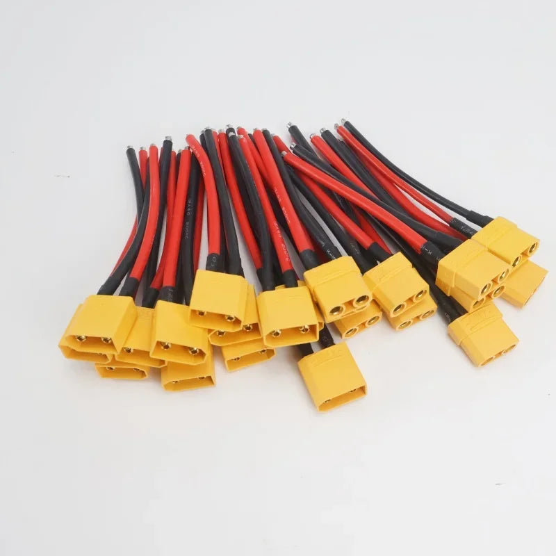 1/5 Pairs XT90 Connector Parallel Battery Extension Cable 12AWG Silicone Wire for RC Lipo Battery Motor