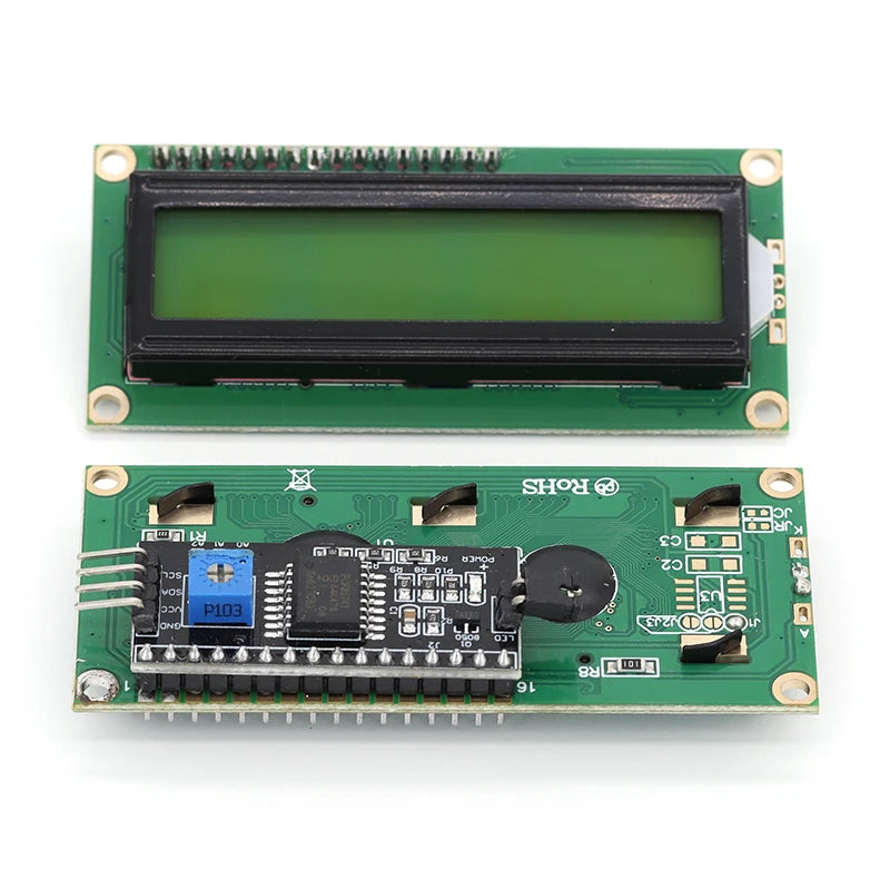DC5V LCD1602 Screen Module 16*2 Display in ASCII Character Set PCF8574 I2C Interface Expand for Arduino development