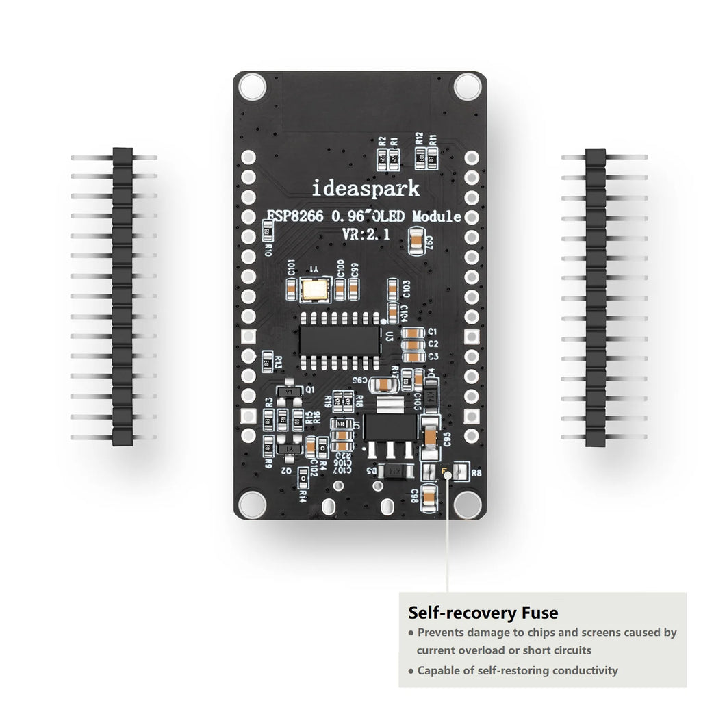 NodeMCU ESP8266 Development Board with 0.96‘’ OLED Display,CH-340,ESP-12E WiFi Module,Micro USB for Arduino/Micropython ESP8266