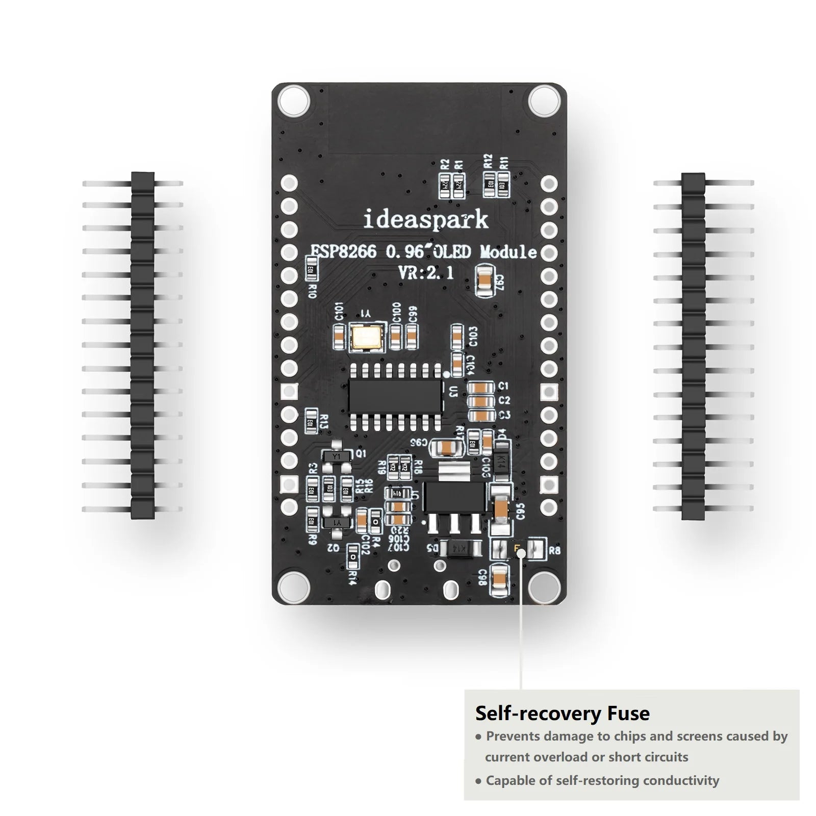 NodeMCU ESP8266 Development Board with 0.96‘’ OLED Display,CH-340,ESP-12E WiFi Module,Micro USB for Arduino/Micropython ESP8266