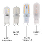 10pcs G9 Led Bulb 110V 220V 3W 5W SMD2835 White Warm Bombillas For Home Light Bulbs Crystal Chandelier Replace 30W Halogen Lamp