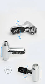 Universal Shower Head Hot Tub Water Temperature Monitor Electricity LED Display Bathing Temperature Meter Bathroom Accessories