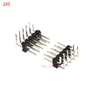 10PCS Double row MALE 2.54MM PITCH Right Angle PIN Header connector 2*2/3/4/5/6/7/8/9/10/16/20/40 PIN/P 2x/3/4/5/6/8/10/16/20/40