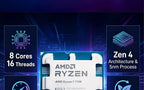 Used R7 7700 AMD Ryzen 7 7700 3.8GHz CPU processor 8-Core 16-Thread 5NM L3=32M 100-000000592 Socket AM5