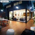 Outdoor Solar Garden Lights with Human Body Motion Sensor 3 Modes Terrace Garage Courtyard Waterproof Outdoor Solar Lamp