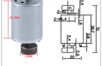 High Speed 6000rpm/8500RPM Strong Vibration 6V 12V 24V DC Vibration Motor For Micro Massage Eccentric Industrial Small Motor