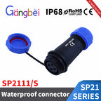 SP21 Aviation Male/Female Docking Plug Socket SP2110P SP2111S SP2112S SP2115S IP68 Waterproof Connector Gangbei