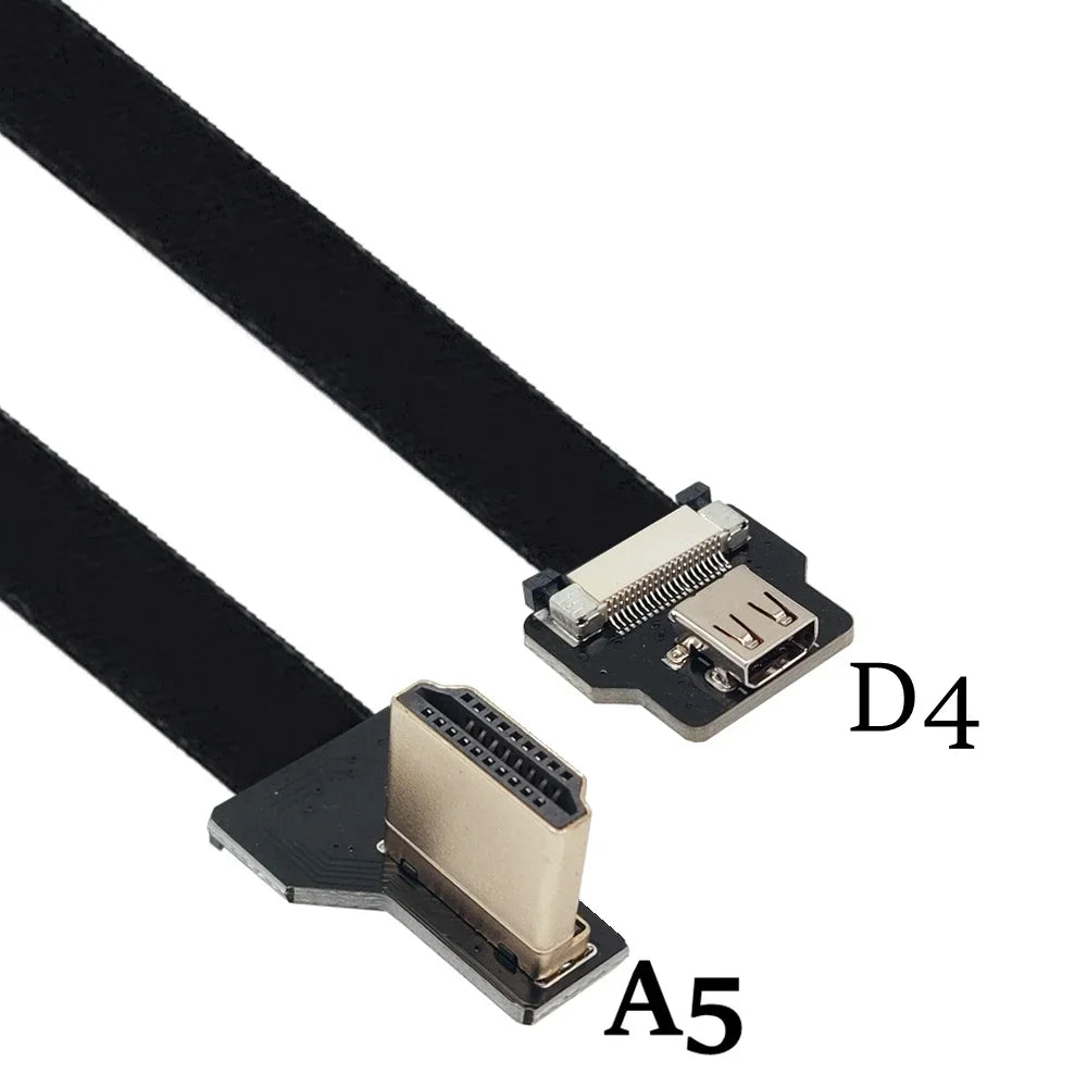 Camera 0.05M-1M FPC flexible cable drone aerial photo transmission FPV Micro HDMI to HDMI HD cable