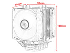 CPU Efficient Cooler Fan 90mm 4pin/PWM PC Tower Type Radiator 2/4/6 Heat Pipe Install LGA2011 X79 X99 115x 1200 1700 AMD AM3 AM4