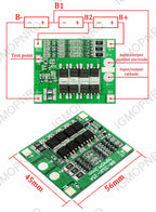 3S 6A 8A 10A 20A 25A 30A 40A 60A Li-ion Lithium Battery 18650 Charger PCB BMS Protection Board For Drill Motor Lipo Cell Module