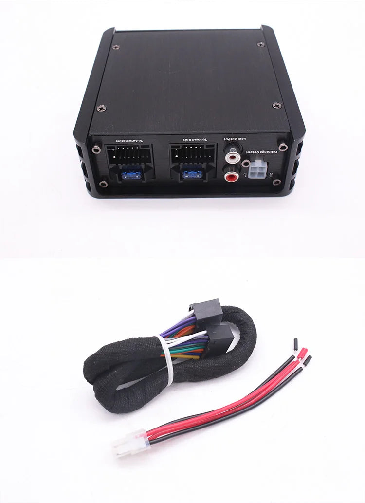 Car Power Amplifier 4*60W Way DSP Car Audio Speaker Amplifier Lossless Audio Processor For Android Large Screen Dedicated