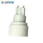 2pcs G9 to E14 E12 CFL LED Halogen 2Pin Base to EU US Standard Candelabra Chandelier Light Holder Socket Converter Adapter