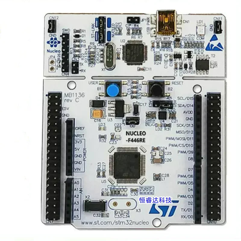 1PCS/LOT NUCLEO-F446RE NUCLEO-64 STM32F446 Development board learning board