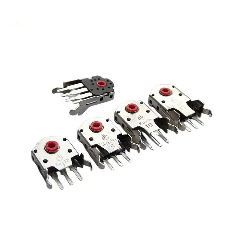 Kailh 5/7/8/9/10/11mm Rotary Mouse Scroll Wheel Encoder 1.74 mm hole 20-40g force for PC Mouse alps encoder