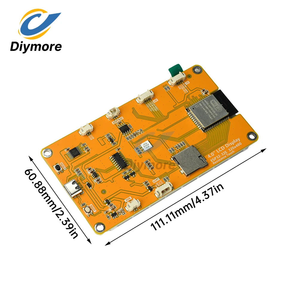 4.0-Inch Touch Screen ESP32 WiFi Bluetooth Development Board 320x480 Resolution ST7789 Driver ESP32-32E Module Type-C