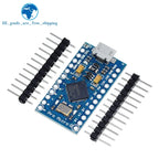 TZT Pro Micro ATmega32U4 5V 16MHz Original Chip Replace ATmega328 For Arduino Pro Mini With 2 Row Pin Header For Leonardo UNOR3