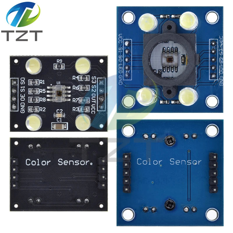 TZT Color Recognition Module TCS230 TCS3200 Color Detection Module Color recognition Module For Arduino DIY Module DC 3-5V Input