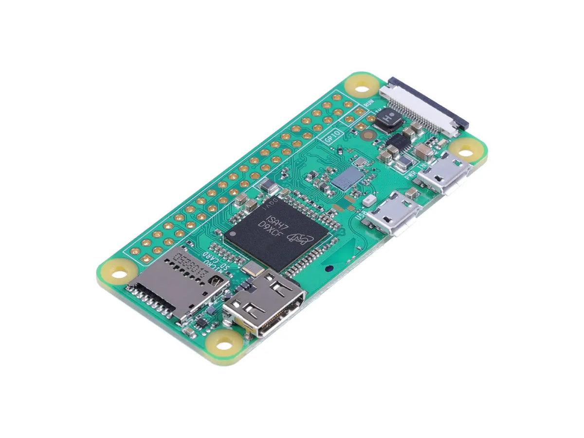 Raspberry Pi Zero W or WH, Compact Single Board Computer, Wi-Fi, Bluetooth, 40 GPIO Pins, 1GHz 512MB RAM, for IoT and Automation