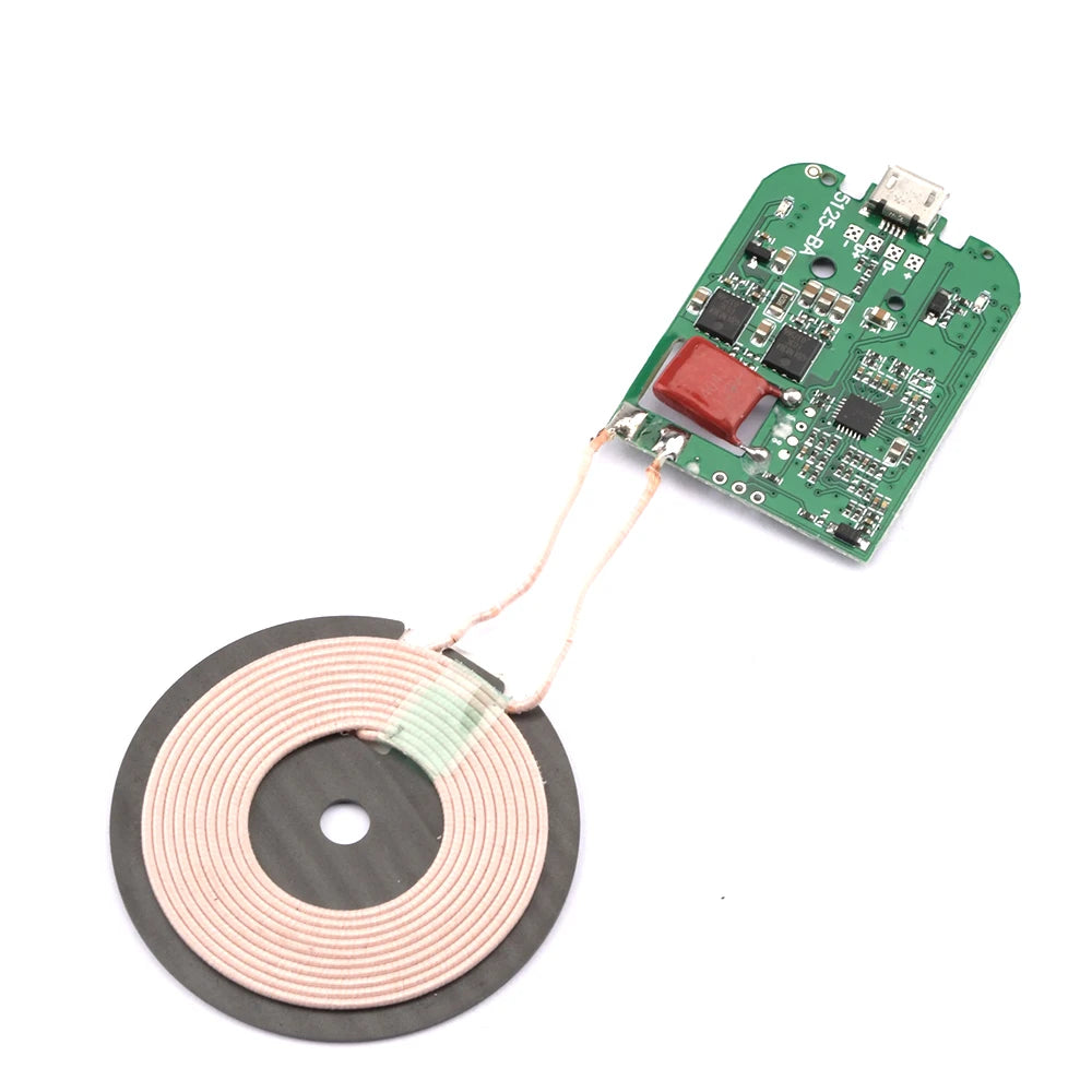 Universal Portable 5/10/15W Fast Charging Wireless Charger PCBA DIY Standard Accessories Transmitter Module Coil Circuit Board