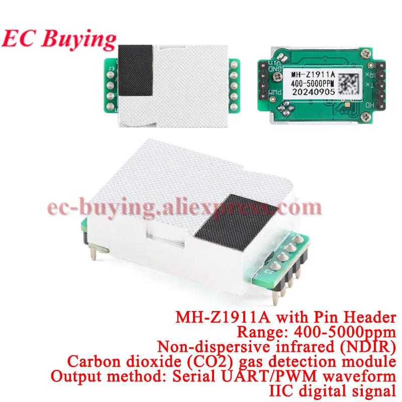 MH-Z19 MH-Z19C MH-Z19B MH-Z19E IR Infrared CO2 Sensor Module Carbon Dioxide Gas Sensors NDIR CO2 Monitor 400-5000 0-5000ppm UART