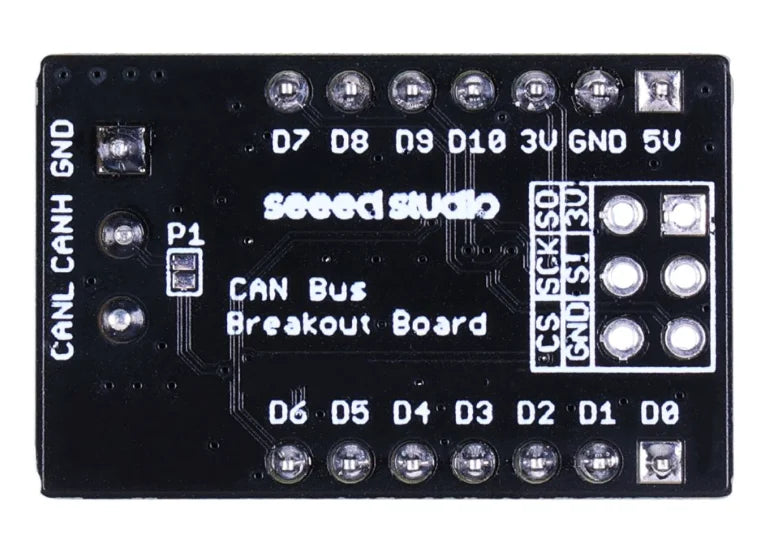 Seeed XIAO RP2040 CAN Bus Breakout Board for XIAO and QT Py, CAN-BUS Shield MCP2515 controller, SN65HVD230 transceiver chip